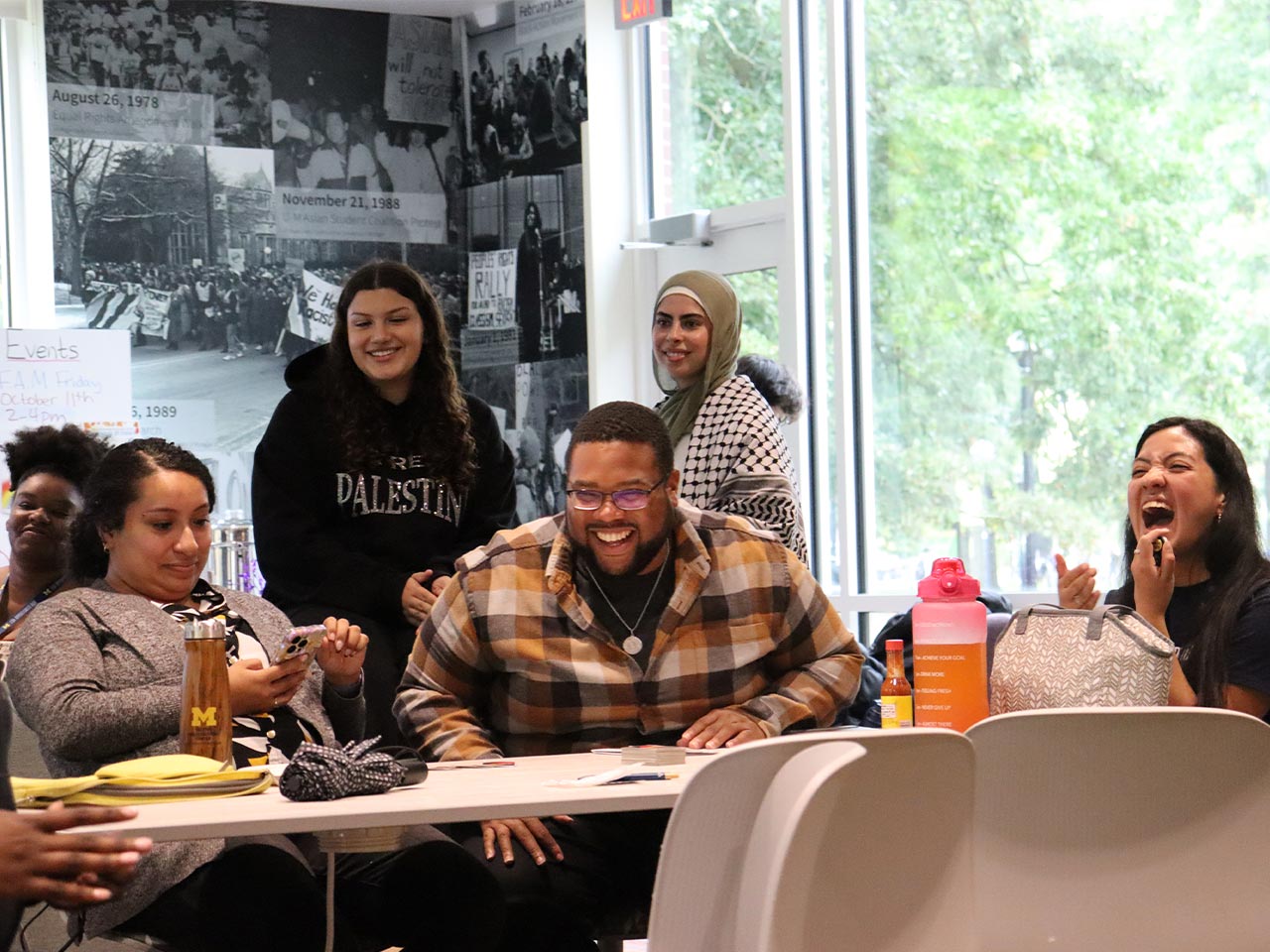 Trotter staff laughing