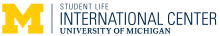 International center title logo