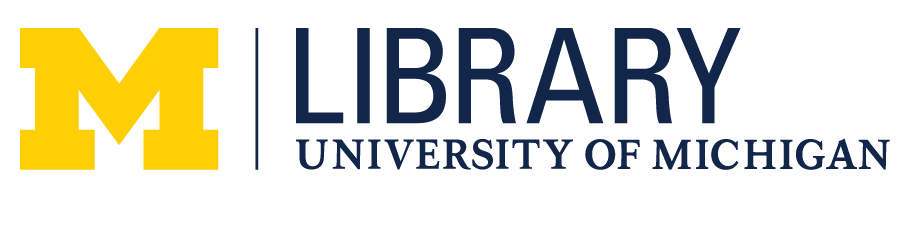 U-M Library title logo